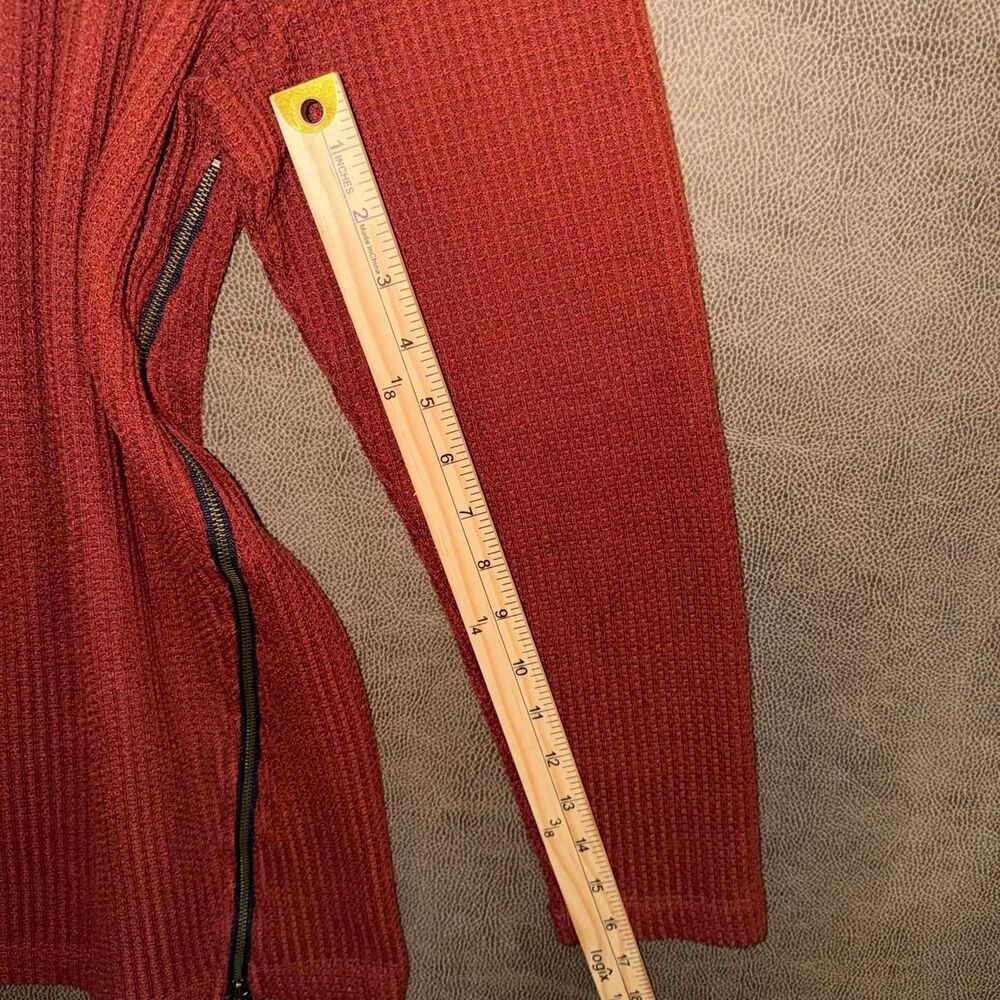 L.L. Bean Signature Waffle Knit Turtleneck Sweater - Picture 6 of 8